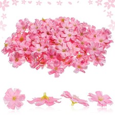 100Pcs Faux Flower Heads for Crafts Small Fake Flowers