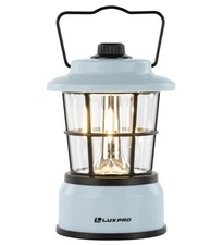 Retro LED Lantern - Battery-Powered Emergency Lantern - Water Resistant - Bright