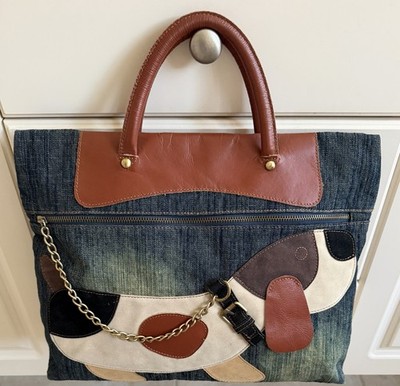 MISS SIXTY DENIM BAG/TOTE WITH DOG 