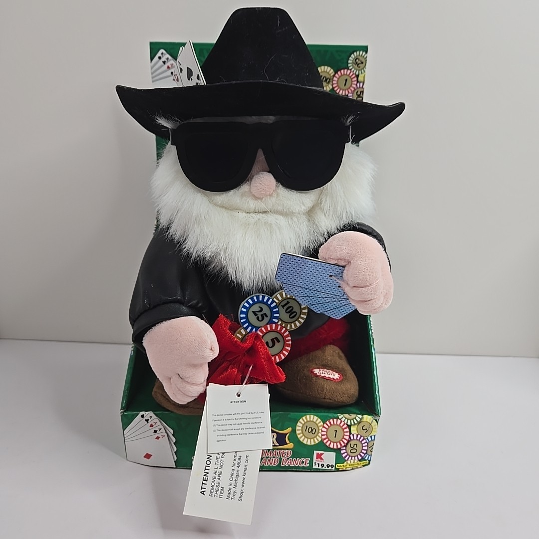 Dan Dee Kenny Rogers The Gambler Animated Plush 1997 for sale