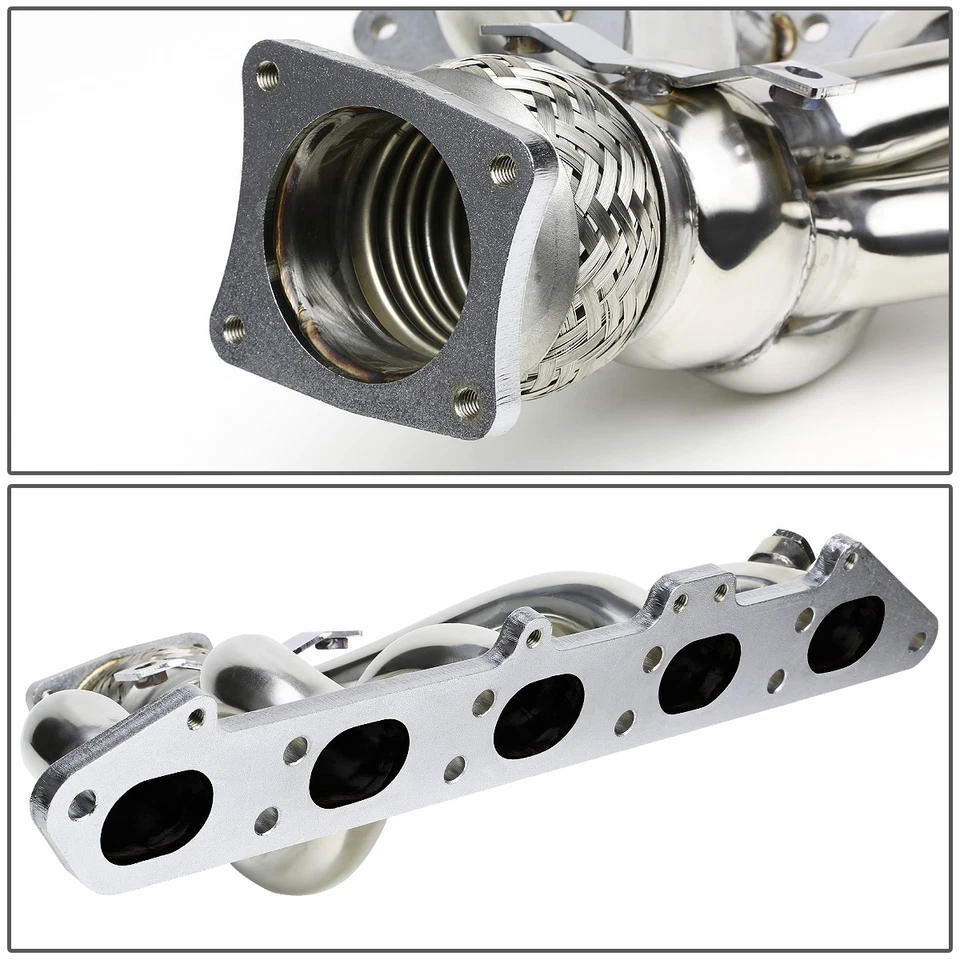 Cabezal colector de escape de acero inoxidable para 94-97 Volvo 850 S70 V70 2.4 Base/Glt Foto 2 de 4