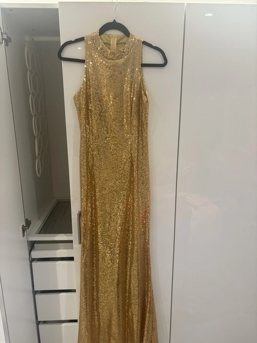 Gold Sequins Dresses for Women for sale | eBay UK