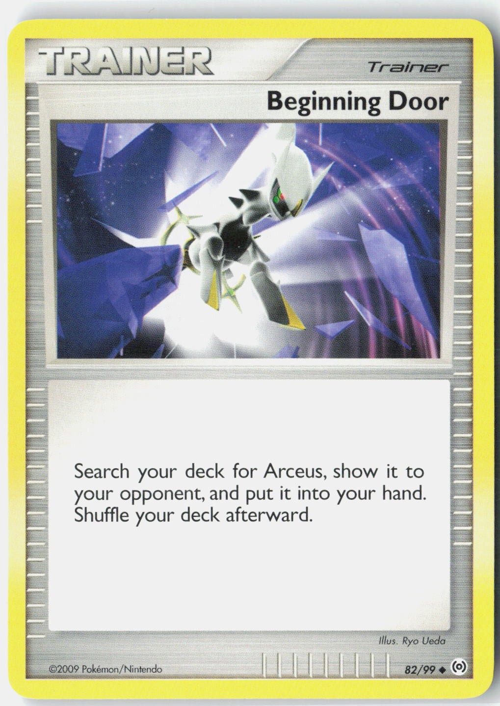 Beginning Door Arceus 82/99 Pokemon Card