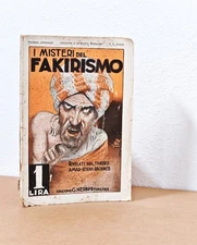 RISTORI - I MISTERI DEL FAKIRISMO SVELATI - FAKIRI - NERBINI - FIRENZE, 1930