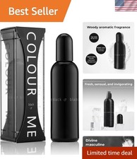 Luxury Sandalwood Men's Fragrance - Black 90ml Eau de Parfum, All-Day Freshness