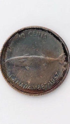 1967 Canada 10 Cent Silver