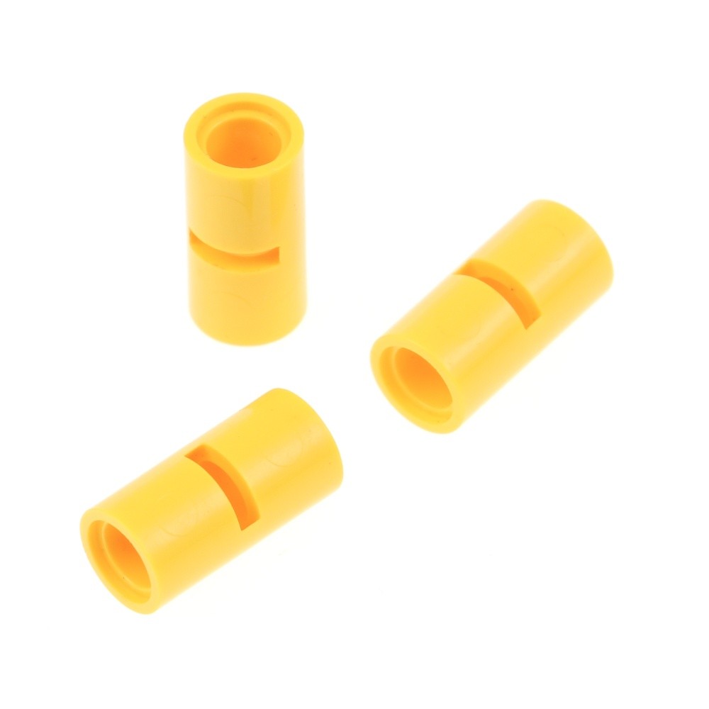 3X Lego Technic Pin Connector 2L Yellow Cylinder Slot 6173122 29219 62462