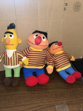 Playskool ERNIE 1984 Plush Stuffed Doll Toy Sesame Street 10 Vintage Rare Lot