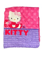 2013 Sanrio Hello Kitty Bedding Comforter Blanket Pillow Case Pink Twin RARE