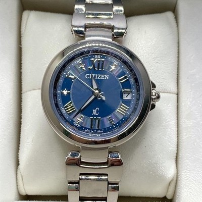 Citizen xC EC1030-50L Solar Watch Blue Dial World Time Date