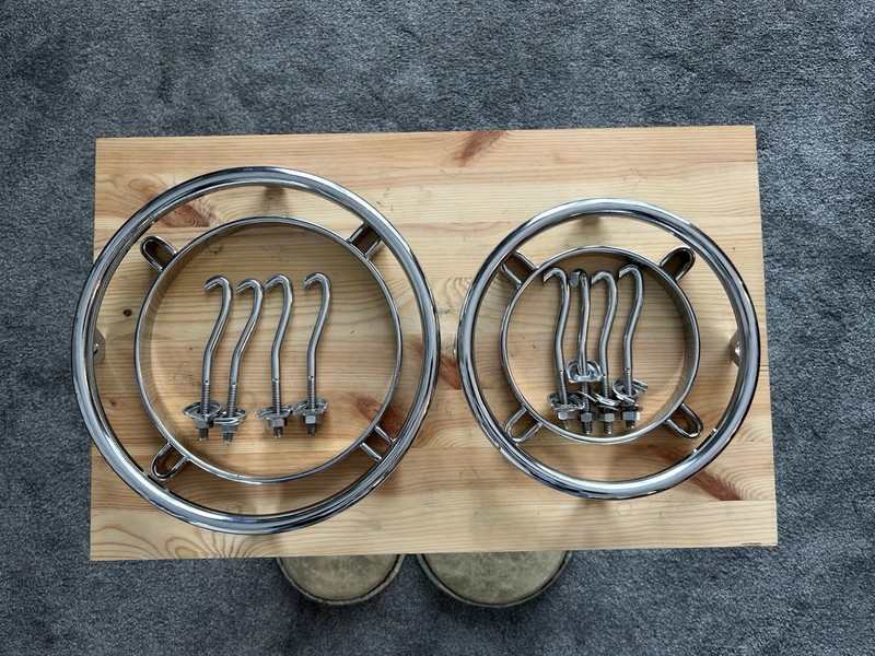 Remo Bongos Comfort Curve Rims Set, Mint.