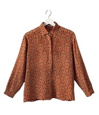 USED CHARISTIAN DIOR VINTAGE SILK SHIRT BLOUSE GOOD