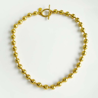 16'' Jcrew Copper Beads Statement Necklace Chic Women Party Vacation Jewelry Gift