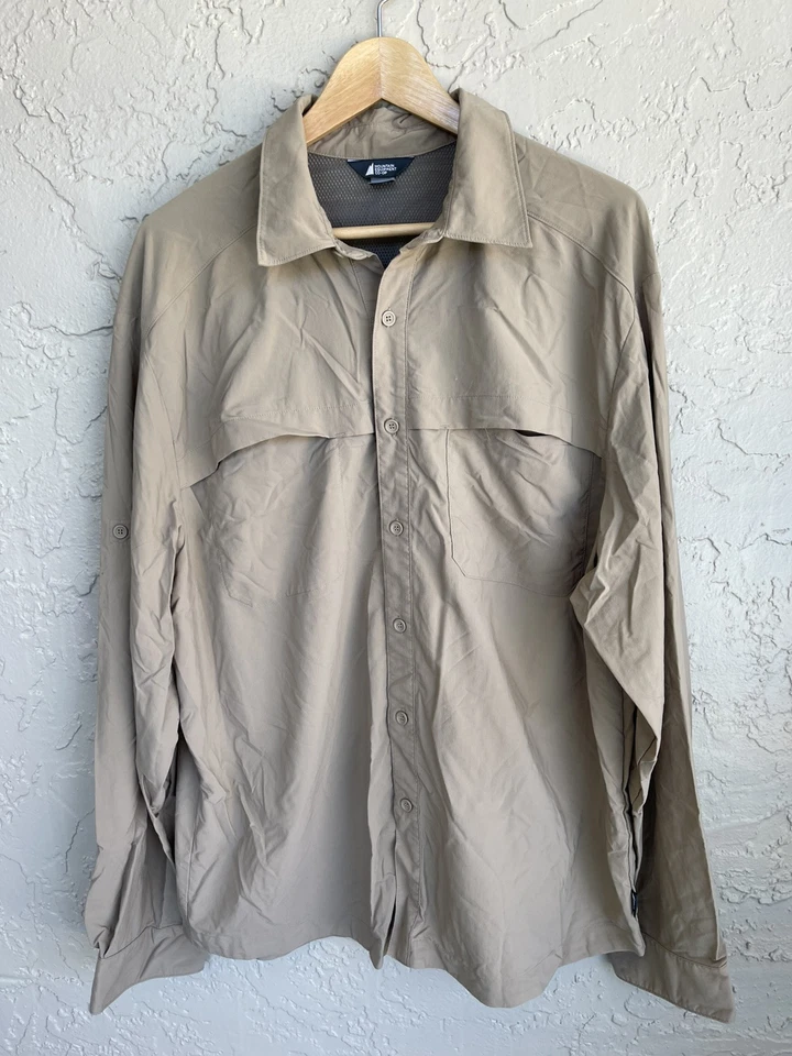 Camisa Mountain Equipment Beige Safari Ventilación Espalda Aventura Manga Larga Hombres XL’ Foto 3 de 4