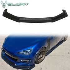 Fits 2017-2020 Subaru BRZ Front Bumper Lip Spoiler IKON Style PU Poly Urethane