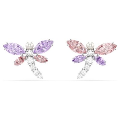Swarovski Ariana Grande x Swarovski Stud Earrings Mixed Cuts Dragonfly 5737371