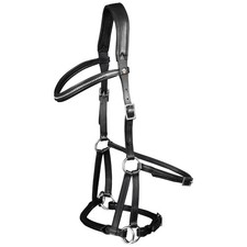 Waldhausen Schwarz Vollblut Trensenzaum X-Line Supersoft Nuova Gebisslos