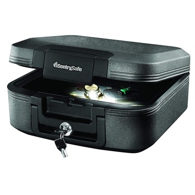 SentrySafe Fireproof Waterproof Safe Box Key Lock Fire Water Chest Safe Interior