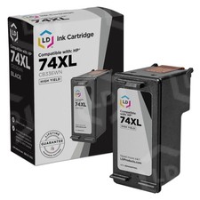 LD CB335WN #74 Black Inkjet Cartridge for HP D4245 D4260 D4280 D4363 J5725 J5730