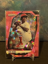 2025 Panini Prizm Tink Hence Pink Ice Prizm #168 St. Louis Cardinals