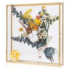 Large Shadow Box Frame 12x12, Glass Wedding Shadow Boxes Display Case, Deep 3...
