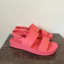 Reef Water Vista Sandals Sunset Coral Slingback PVC Free Womens Size 9
