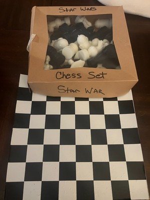 Homemade Star Wars Chess Set