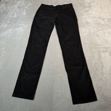 Uniqlo Pants Mens 29x34 Black Slim Stretch Cotton Chino  Casual Preppy Business