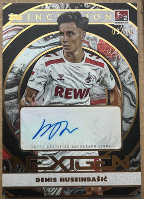 Topps Inception Bundesliga 2024/25 Denis Huseinbasic 1. FC Köln Next Gen  9/10