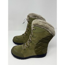 Columbia Ice Maiden II Boot In Olive Green Women  s Size 9.5 New In Box
