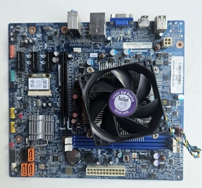 LENOVO CIH61M H61H2-LM3 Intel 1155 Motherboard & CPU - Used, Tested GOOD