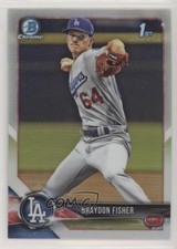 2018 Bowman Draft Chrome Refractor Braydon Fisher #BDC-82 3d5