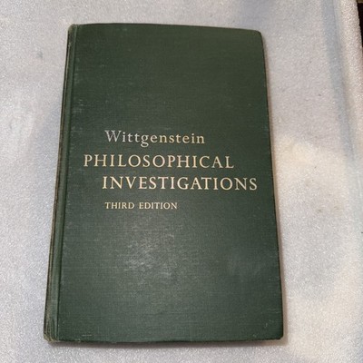 Wittgenstein Philosophical Investigations. Third Edition. Macmillan. 42880. HC