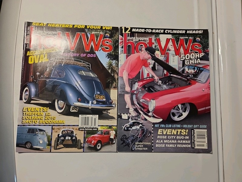 Dune Buggies and Hot VWs Magazine 2011 (Lot Of 2)