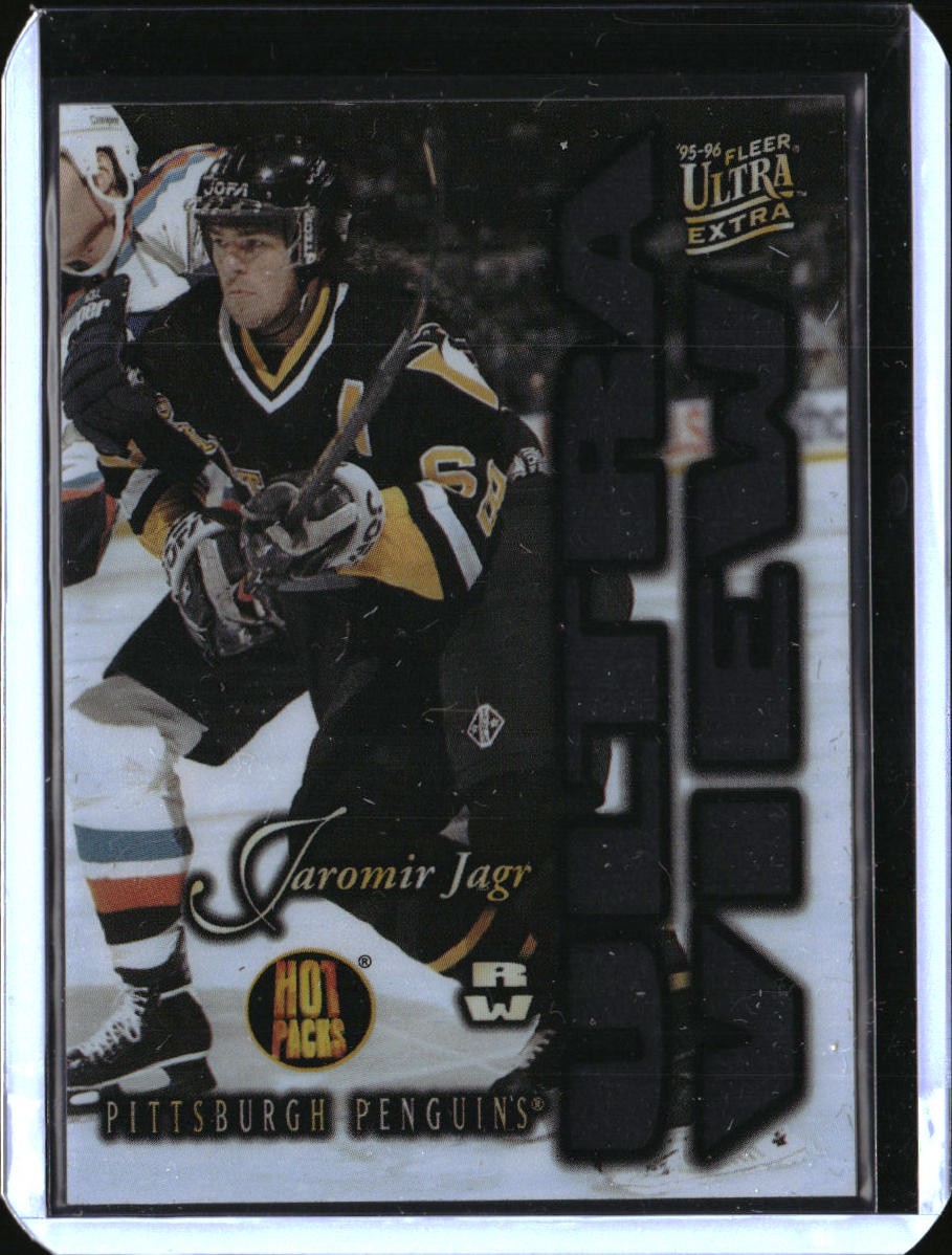 95/96 1995-96 Fleer Ultra Ultraview Hot Pack #4 Jaromir Jagr Pittsburgh Penguins