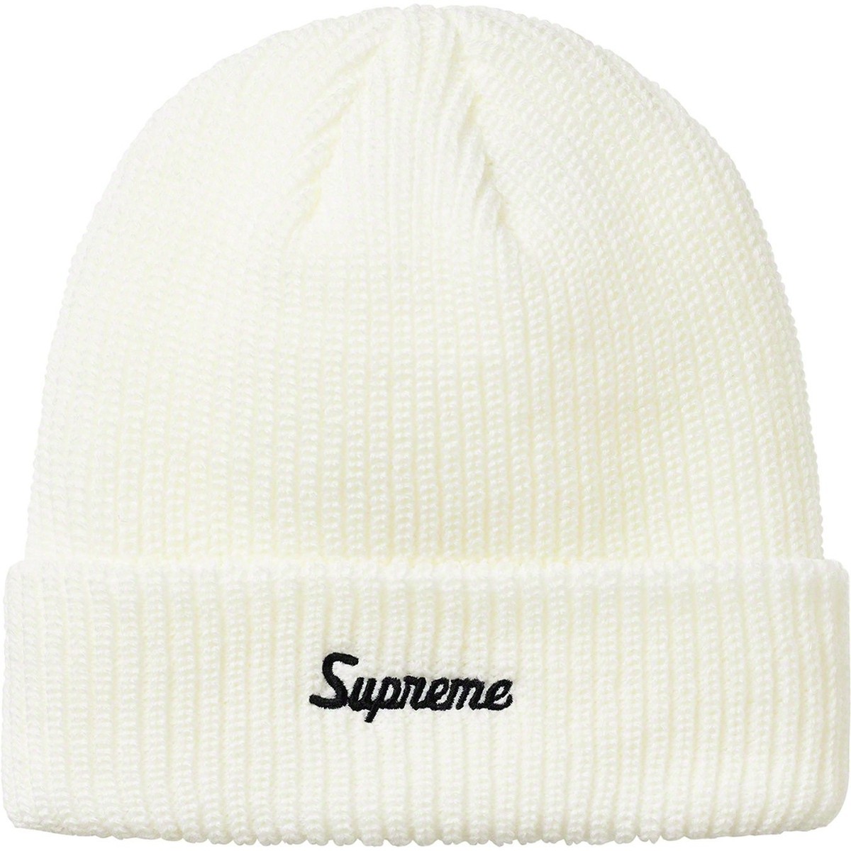 SEALED* Supreme Loose Gauge Beanie (FW20) White | eBay