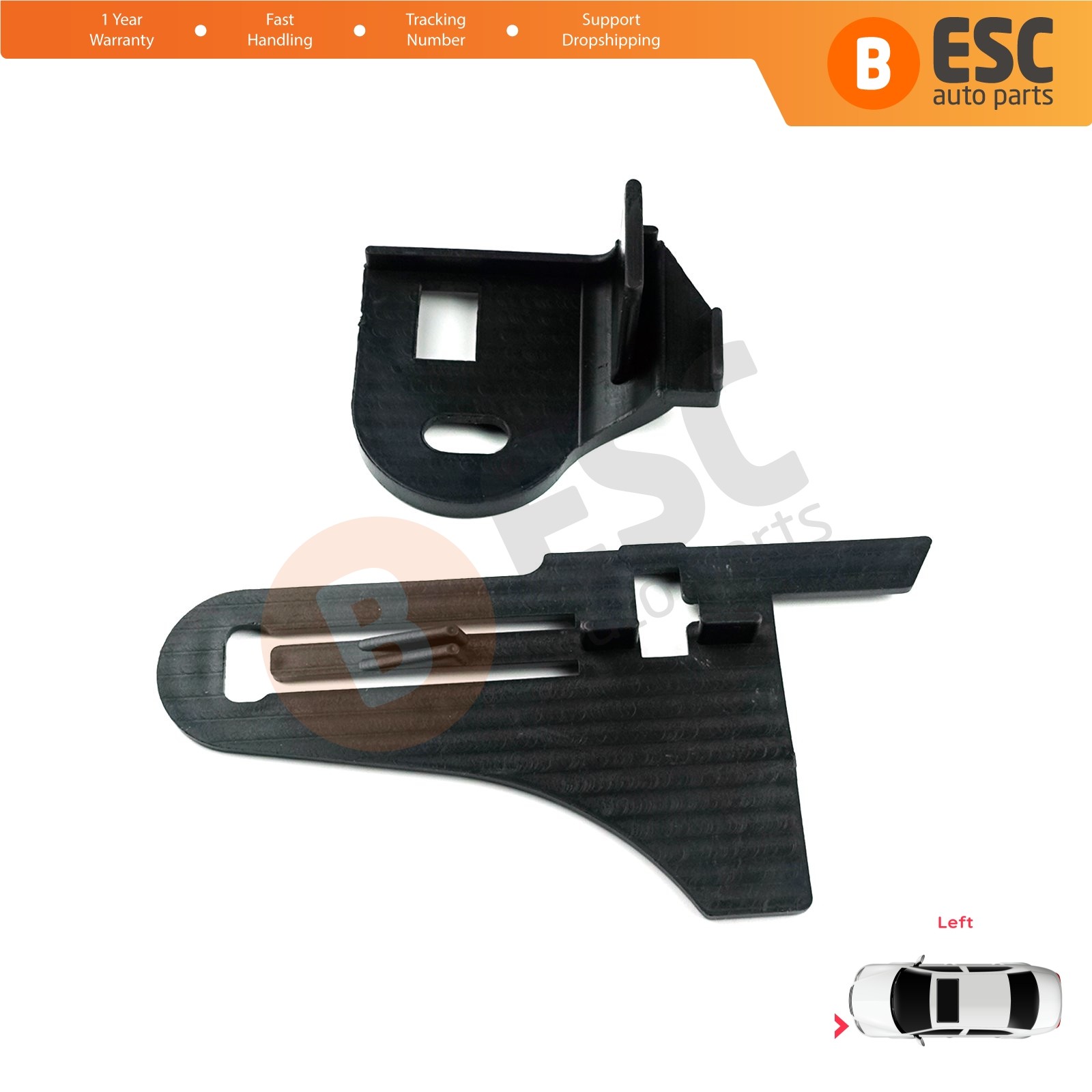 Headlight Repair Bracket Clips Left for Renault Megane MK3 2008-2016 260607305R