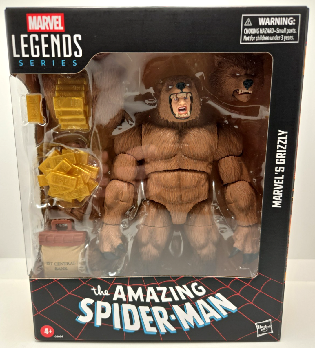 Marvel Legends Spider-Man Series Grizzly Action Figure for sale