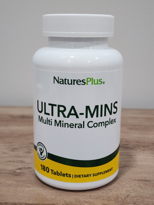 NATURE'S PLUS Ultra-Mins Multi Mineral Complex 180 Tablets