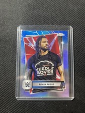 2025 Topps Chrome WWE - Roman Reigns #3 Red & Blue Refractor
