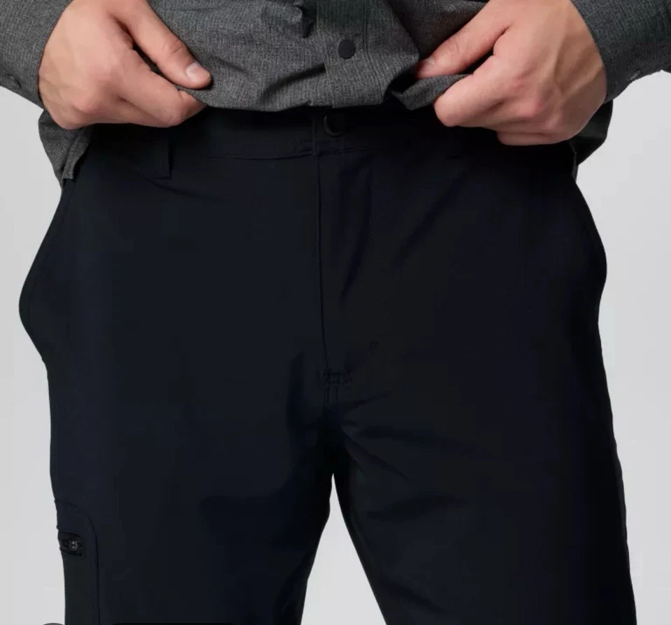 Новые с ценниками мужские рыболовные штаны Columbia PFG Terminal Tackle черные размер 44 32 дюйма - Изображение 2 из 4