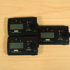 3 Korg Chromatic Guitar/Bass Tuner CA-30 Black Lot