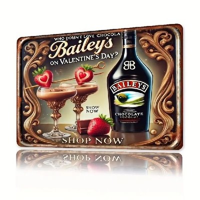Blechschild Baileys Likör Werbung 30x20cm Nostalgie Vintage TEL1711