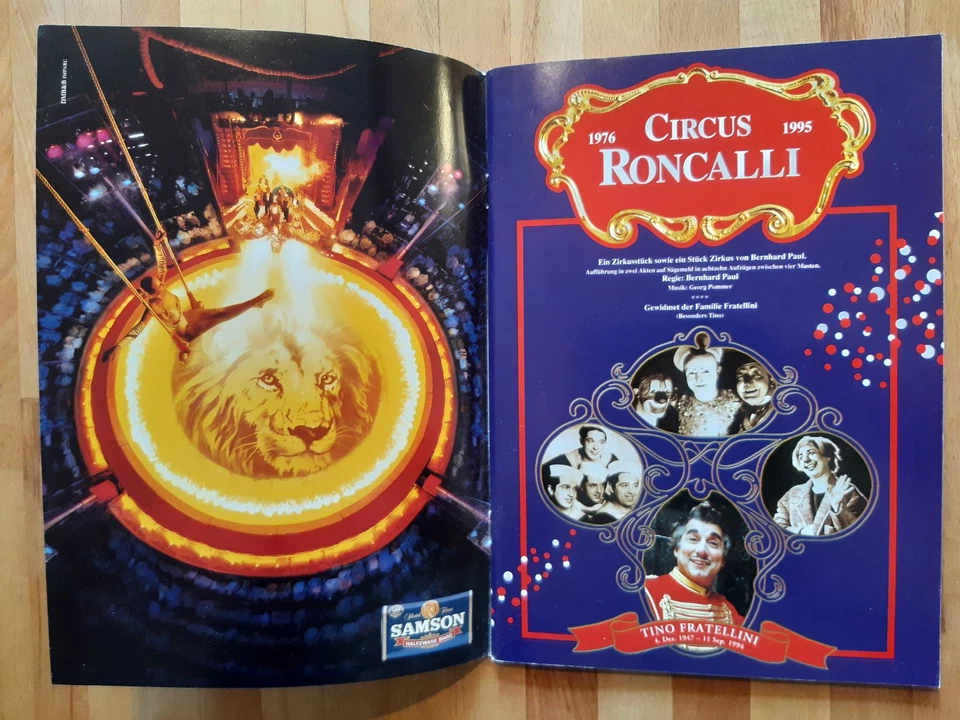 Programm Circus Roncalli 1995 - Bild 2 von 4