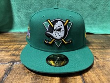 Anaheim Mighty Ducks 2003 Stanley Cup Kelly Green New Era Fitted 7 3/4 Gray UV