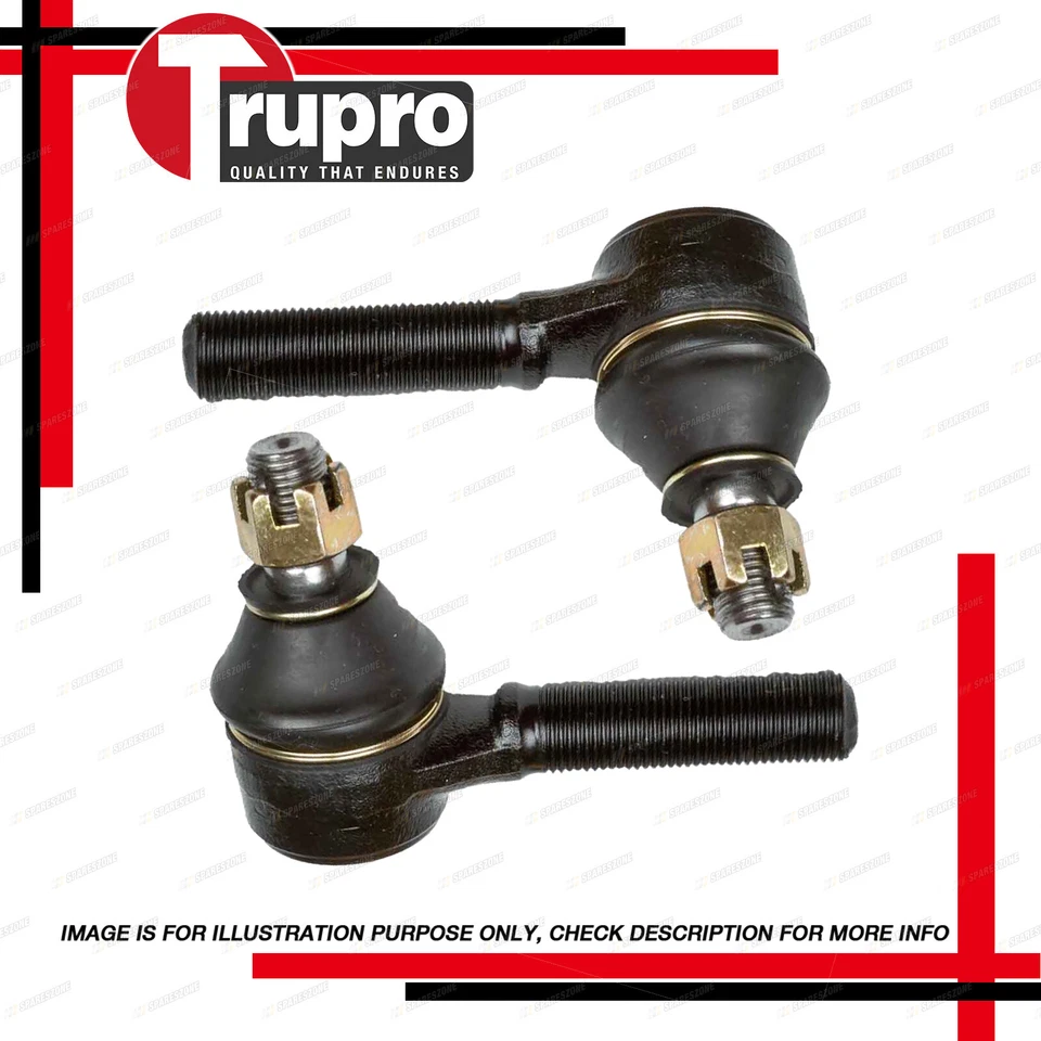2x Trupro Outer LH+RH Tie Rod End for TOYOTA Townace KM50 YM55 CM50 YR39 88-on - image 2 of 2