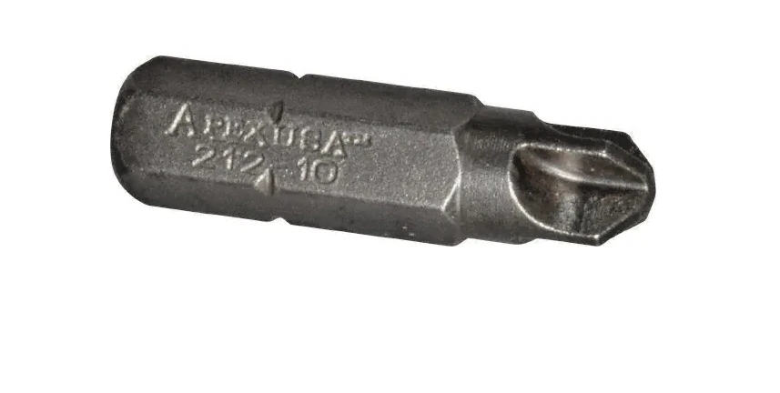 10pcs Lot 1/4″ Drive #10 x 1" Point Insert Torq Set Bit APEX 76978576 212-10 - Image 2 of 3