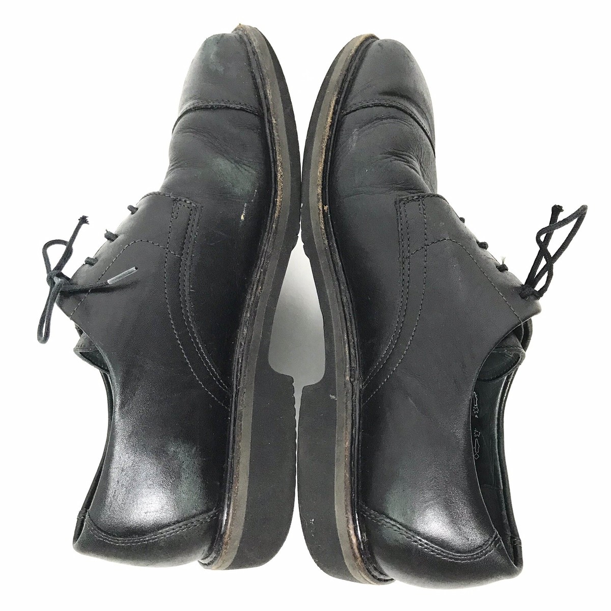 Mephisto Air Relax Mens 7US 6.5EUR Cap Toe Black Leather  display picture 2