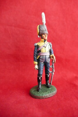 Soldat De Plomb Delprado 1er Empire - Officier Supérieur Lancier De Séville 1811, échelle 1:32, Occasion Bon état