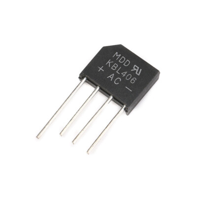10PCS KBL406 4A/600V flat bridge rectifier bridge stack